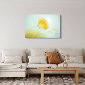 Obraz - Žltý motýľ (90x60 cm)