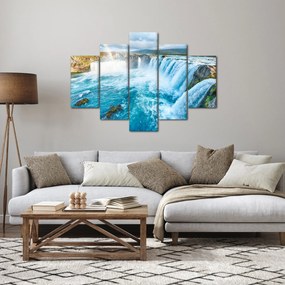 Obraz - Vodopády (150x105 cm)