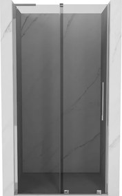Mexen Velar L, posuvné sprchové dvere do otvoru 90 cm, 8mm šedé sklo, chrómová, 871-090-003-41-01
