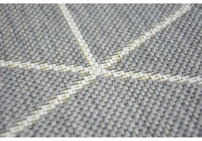 Kusový koberec Kocky 3D sivý 200x290cm