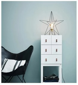 Čierna vianočná svetelná dekorácia Asterix – Markslöjd