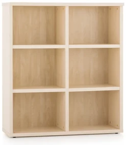 Stredný regál Visio 100 x 34 x 113,7 cm, javor