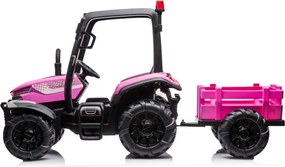 LEAN CARS Batériový traktor BLT-206 ružový
