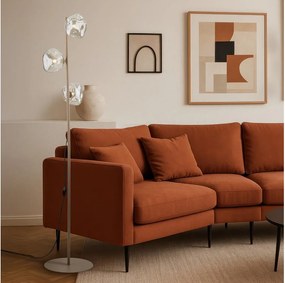 Brilagi - Stojacia lampa VULCANO 3xG9/8W/230V béžová/dymová béžová