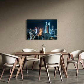 Obraz - Noc v Kuala Lumpur (90x60 cm)