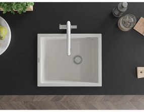 Mexen Pedro - drez granitový 56,0x46,0cm, 1-komorový, biela, 6508561000-20