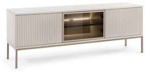 TV STOLÍK ALESSIO NA NOŽIČKÁCH KAŠMÍR LED 154 cm