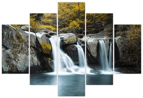 Obraz - Vodopády, Lushan, Čína (150x105 cm)