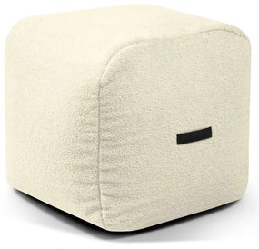 Krémový sedací vak z textílie buklé Plus 50 Lounge – SLOWDOWN