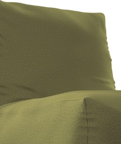 Sedací vak v tvare kresla - jednofarebný farba produktu zelená látka zapletaná