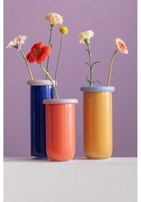 Sklenená váza v horčicovej farbe (výška 30,5 cm) Plegado – PT LIVING