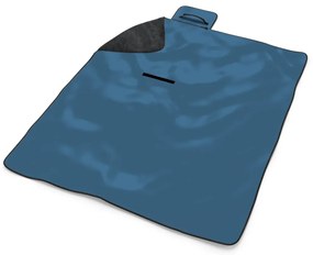 Sablio Plážová deka Indigová modrá: 200x140 cm