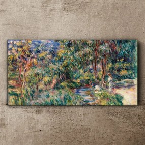 Obraz na plátne abstrakcie lesa