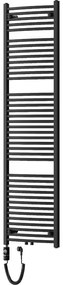 Mexen Ares, elektrické vykurovacie teleso 1800x500 mm + vykurovacia tyč 900 W, čierna, W102-1800-500-2900-70