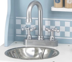 Detská kuchynka Viga 44047 PolarB strieborná / modrá