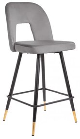 Barová stolička NELLY sivá ALL 855431
