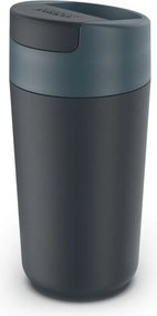 Tmavomodro-antracitový cestovný hrnček 450 ml Sipp – Joseph Joseph