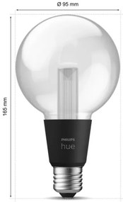LED RGBW Stmievateľná žiarovka Philips Hue White And Color Ambiance E27/6,8W/230V