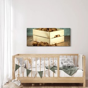 Obraz - Jesenné zátišie s orechmi (120x50 cm)