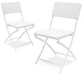 Rozkladacia stolička BASTIAN RD0055 biela