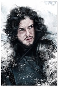 Gario Obraz na plátne Hra o tróny, portrét Jon Snow - Dmitry Belov Rozmery: 40 x 60 cm