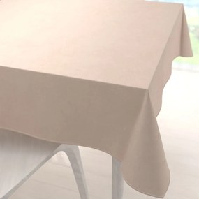 Biante Veľký zamatový štvorcový obrus Velvet Prémium SVP-020 Béžový 190x190 cm