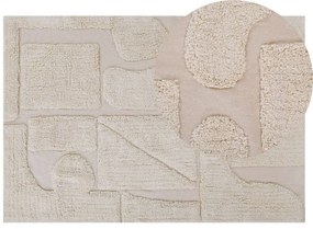 Bavlnený koberec 140 x 200 cm béžový DIYADIN Beliani