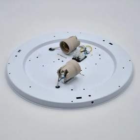 Stropné svietidlo SIRJA 2xE27/60W/230V pr. 45 cm krémová