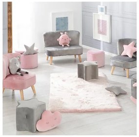 roba Detská taburetka (tvar hviezdy, sivá)  (100397076)