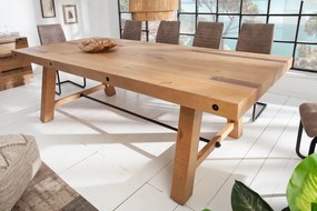 Moderný jedálenský stôl z masívu Finca Borovica 240cm