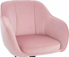 LuxuryForm DESIGN Barová stolička AVOLA VELUR na zlatom tanieri - svetlo ružová