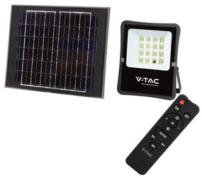 V-Tac LED Vonkajší solárny reflektor LED/12W/3,2V 4000K IP65 VT1211