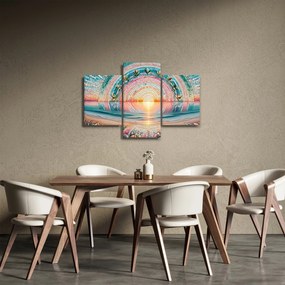 Obraz – Mozaika zapadajúceho slnka (90x60 cm)