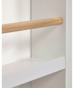 Biela poschodová detská polica 50 cm Gopi – Kave Home