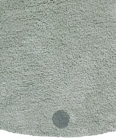 Prateľný koberec dots ø 140 cm zelený MUZZA