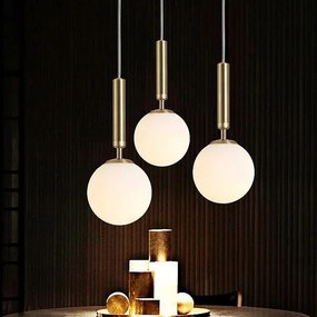 Toolight Toolight, stropné svietidlo 1xE27, G108-1W, zlatá, OSW-09733