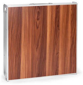ModernHome Turistický stolík rozkladací kempingový stolík hnedá doska 180 x 60 cm