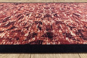 Protišmykový behúň DIGITAL - CLASSIC Ornament brick bordový / béžový