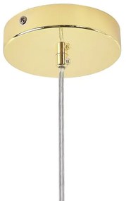 Stropná zlatá lampa pre 18 žiaroviek MAGUSE Beliani