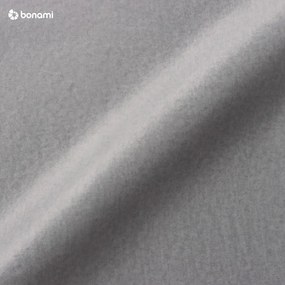 Svetlosivá zamatová rozkladacia pohovka Milo Casa Luca