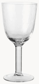 Ručne fúkané poháre na biele víno Hammered, 4 ks