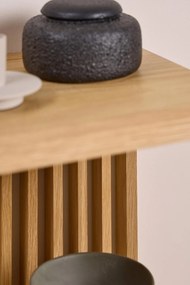 Nástenná polica Wellington 34 cm dub prírodný
