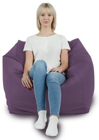 Sedací vak AMALFI plyš fialový