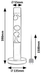 Rabalux LAVASTIC LED lávová lampa 76028