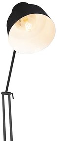 Retro stojaca lampa čierna - Chappie
