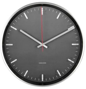 Dizajnové nástenné lentikulárne hodiny 5656BK Karlsson 30cm