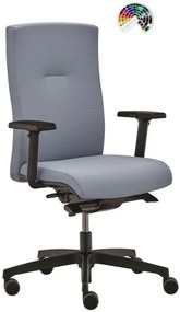 RIM Kancelárska stolička FOCUS FO 642 C čalúnenie BLAZER, FLAX