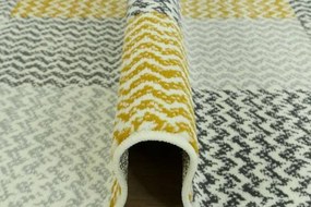Koberec Luna 503568/89935 Patchwork žltý