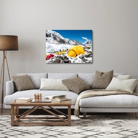 Obraz - Kempovanie v horách (70x50 cm)