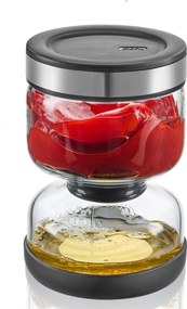 Gefu Lavína odkvapkávacie poháre na uhorky a olivy 750 ml